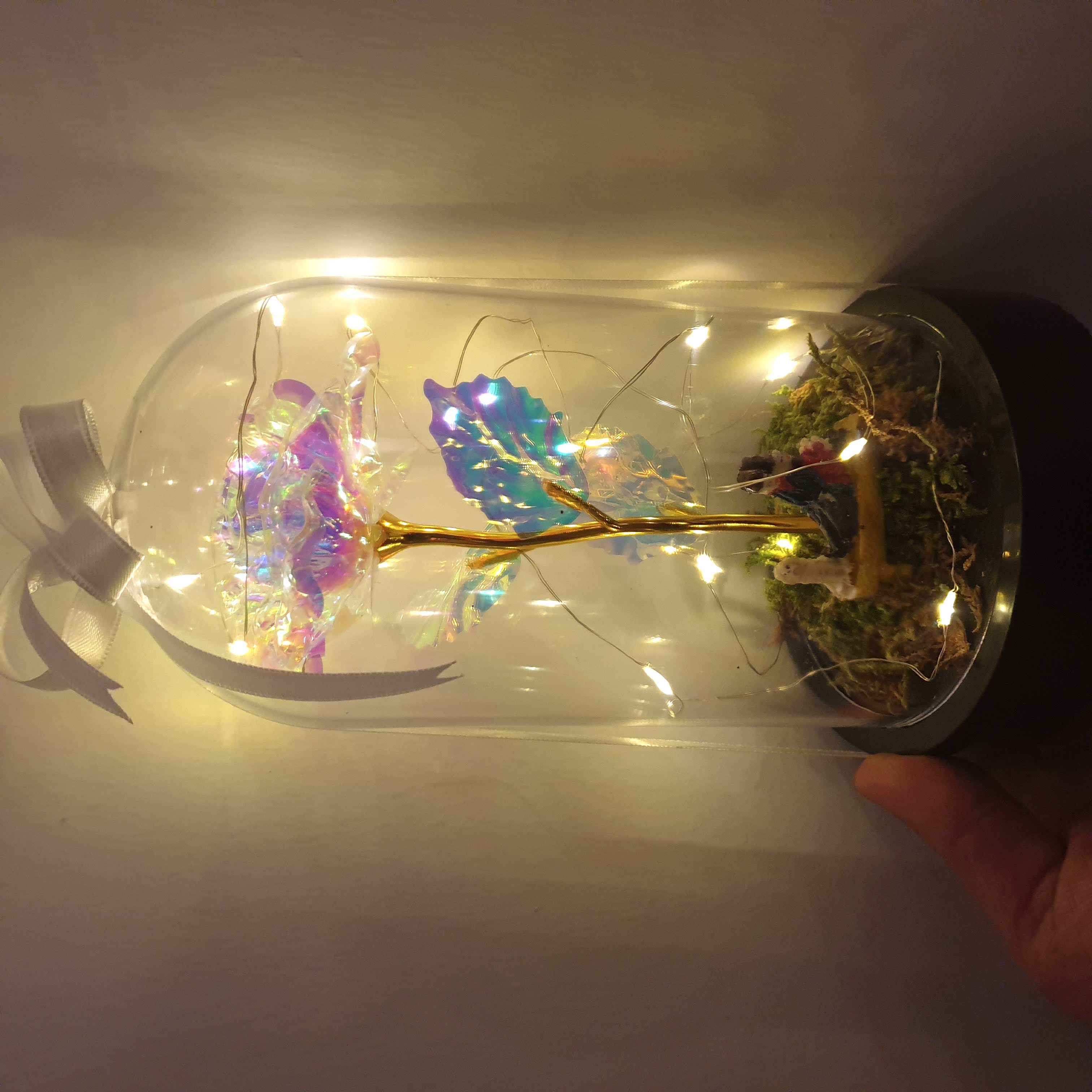 SONSUZLUK GÜLÜ Ledli 